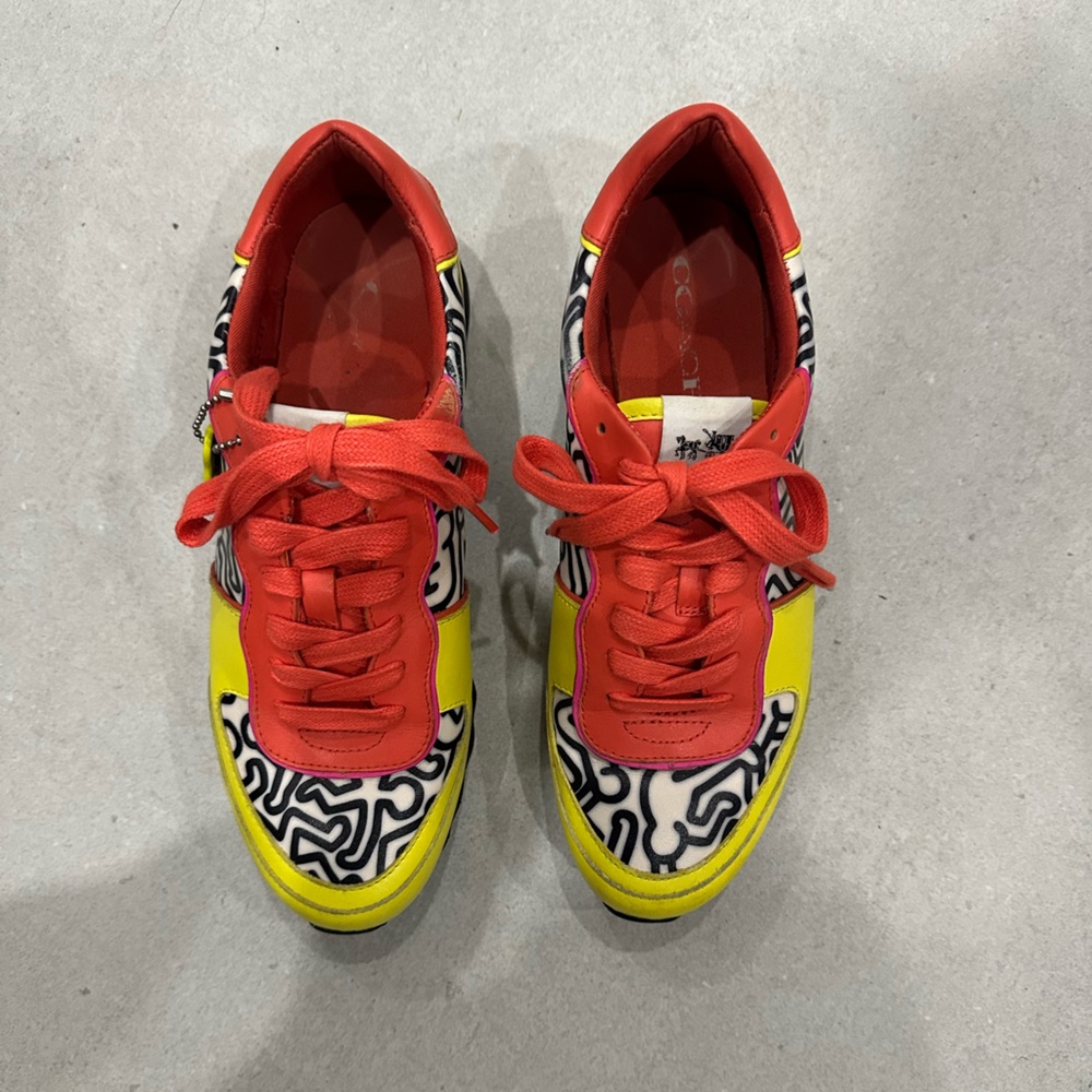 COACH limited edition Keith Haring sneakers